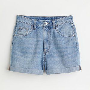 H&M DIVIDED Mom Fit Denim Shorts